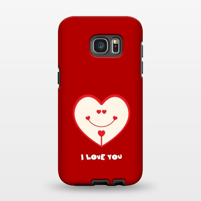 Galaxy S7 EDGE StrongFit i love smile by TMSarts