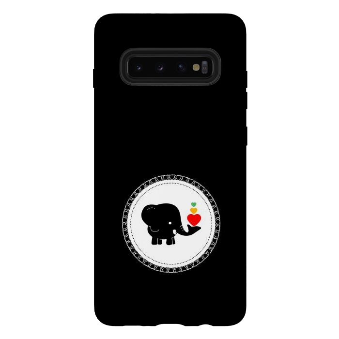 Galaxy S10 plus StrongFit cutest baby elephant by TMSarts