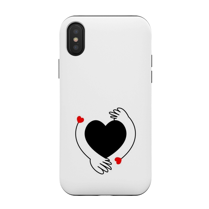 iPhone Xs / X StrongFit love hands by TMSarts