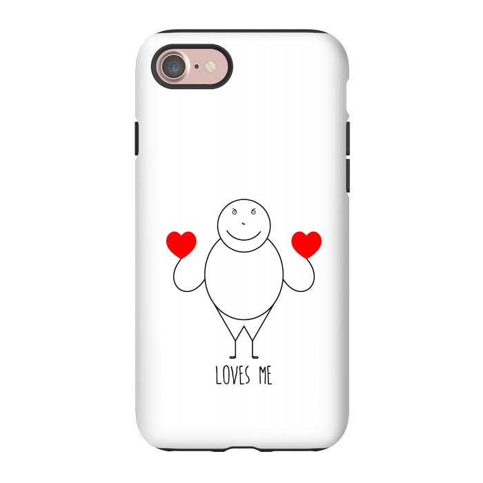 iPhone 7 StrongFit fat strickmans heart by TMSarts