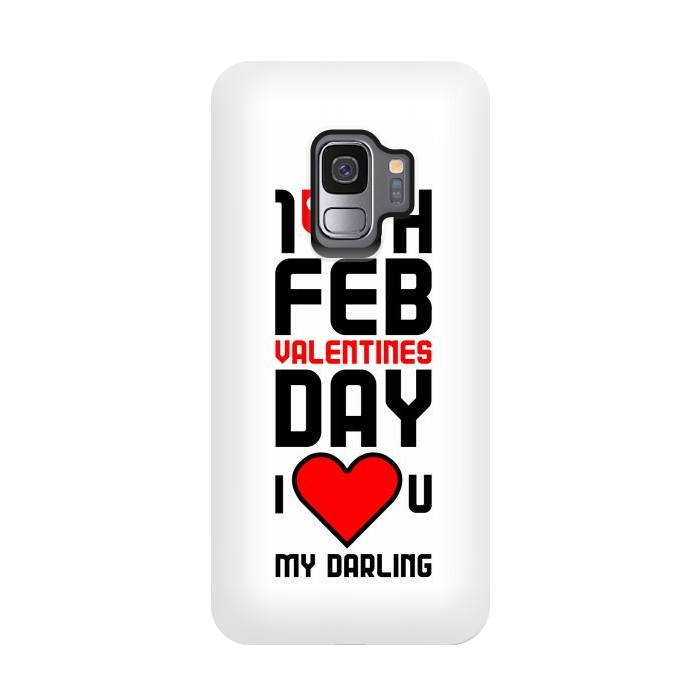 Galaxy S9 StrongFit i love my darling by TMSarts