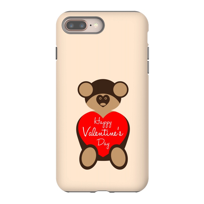 iPhone 7 plus StrongFit teddy bear brown by TMSarts