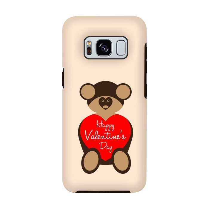 Galaxy S8 StrongFit teddy bear brown by TMSarts