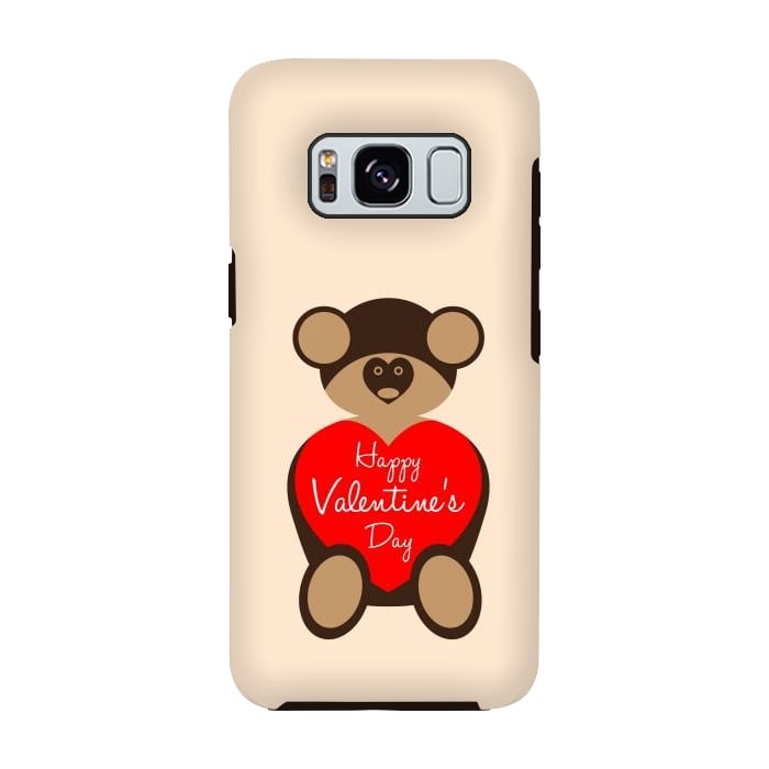 Galaxy S8 StrongFit teddy bear brown by TMSarts