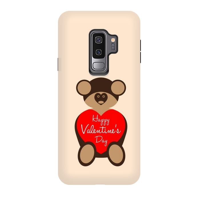 Galaxy S9 plus StrongFit teddy bear brown by TMSarts