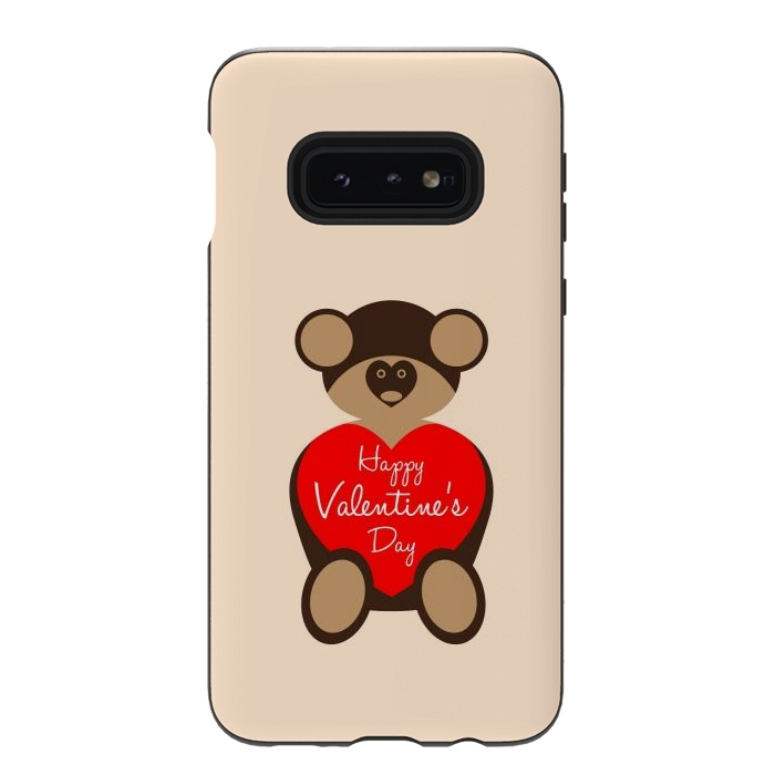 Galaxy S10e StrongFit teddy bear brown by TMSarts