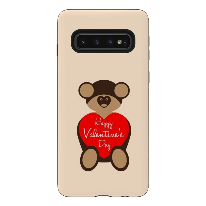 Galaxy S10 StrongFit teddy bear brown by TMSarts