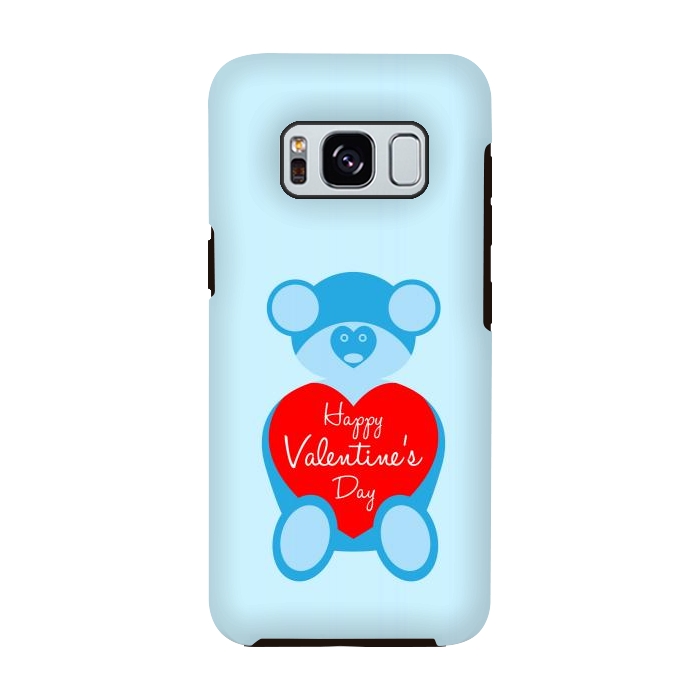 Galaxy S8 StrongFit teddy bear blue by TMSarts