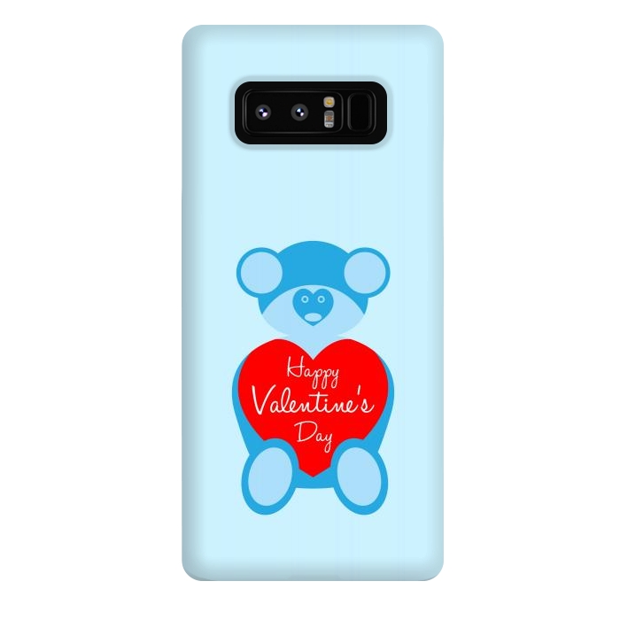 Galaxy Note 8 StrongFit teddy bear blue by TMSarts