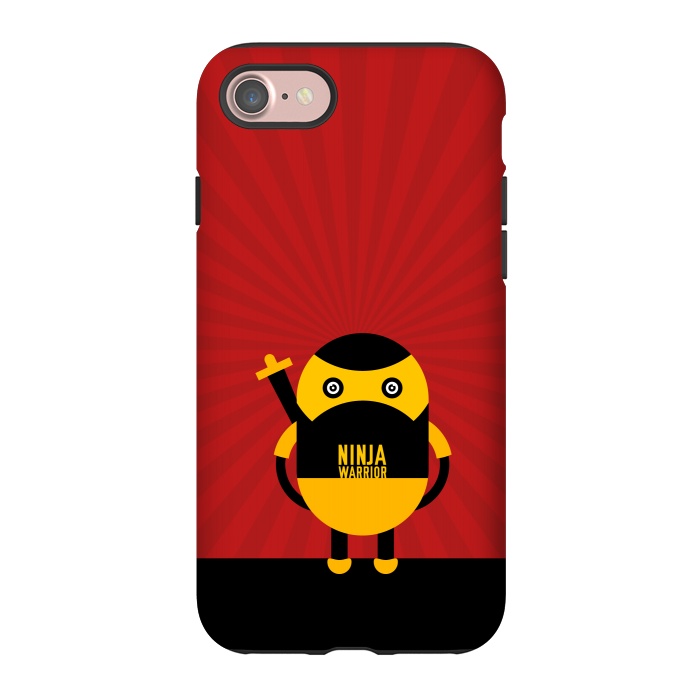iPhone 7 StrongFit ninja warrior red by TMSarts