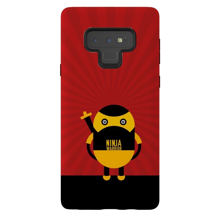 Galaxy Note 9 StrongFit ninja warrior red by TMSarts