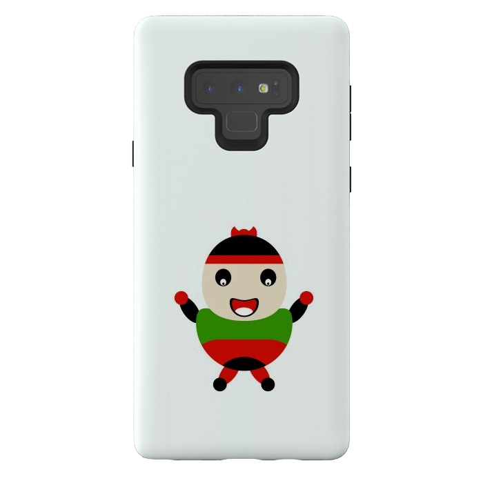 Galaxy Note 9 StrongFit cartoon baby crying  by TMSarts