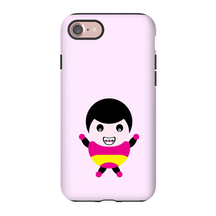 iPhone 7 StrongFit cartoon child smile by TMSarts