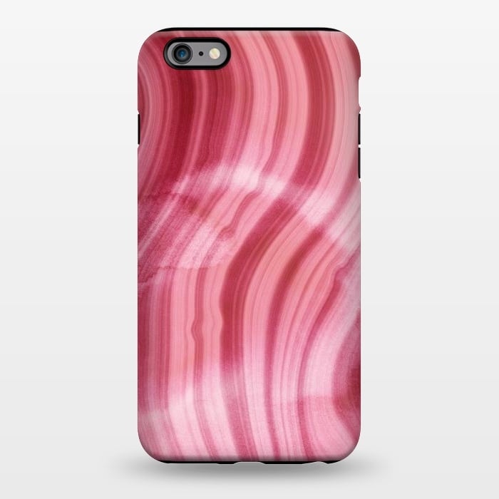 iPhone 6/6s plus StrongFit Pink Mermaid Waves Marble  by  Utart