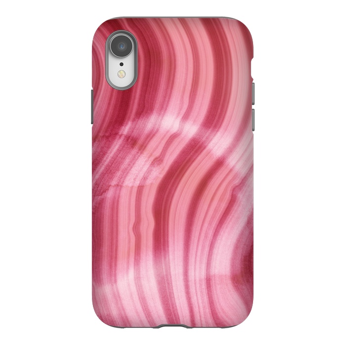 iPhone Xr StrongFit Pink Mermaid Waves Marble  by  Utart