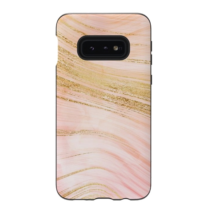 Galaxy S10e StrongFit Pink Mermaid Lush Marble with Faux Gold Veins by  Utart