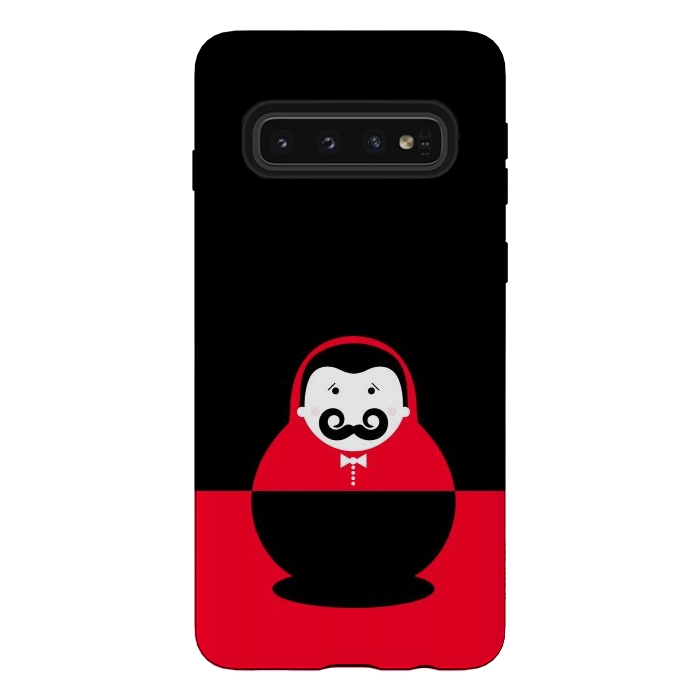 Galaxy S10 StrongFit baby with mustache by TMSarts