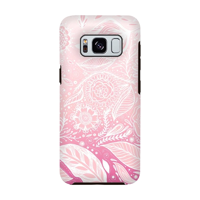 Galaxy S8 StrongFit Pink Fade by Rose Halsey