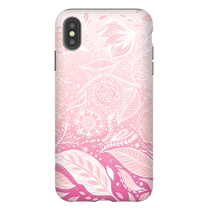 iPhone Xs Max StrongFit Pink Fade by Rose Halsey