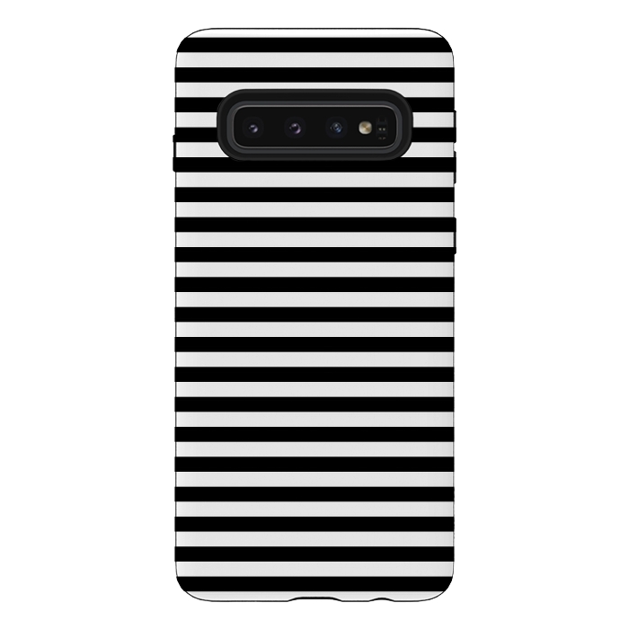 Galaxy S10 StrongFit black white horizontal  by TMSarts