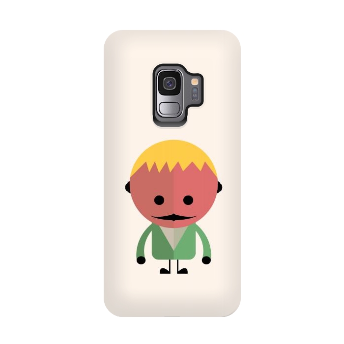 Galaxy S9 StrongFit colorful alien kid by TMSarts