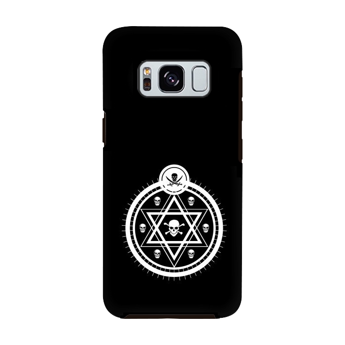 Galaxy S8 StrongFit astrological skull by TMSarts