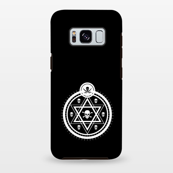 Galaxy S8 plus StrongFit astrological skull by TMSarts