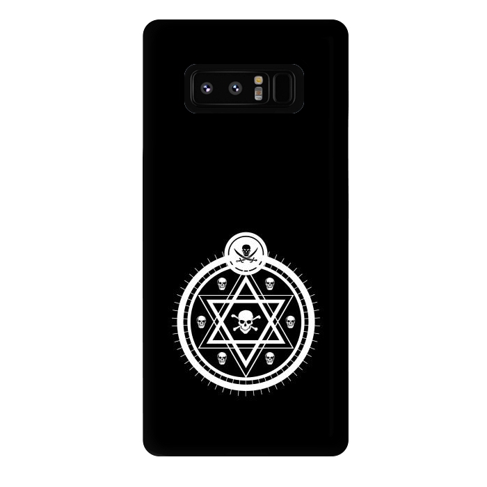 Galaxy Note 8 StrongFit astrological skull by TMSarts