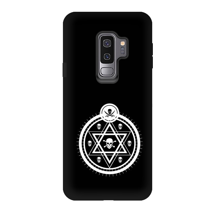 Galaxy S9 plus StrongFit astrological skull by TMSarts