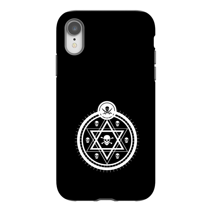 iPhone Xr StrongFit astrological skull by TMSarts