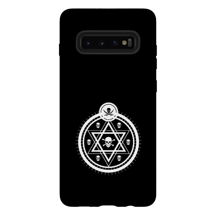 Galaxy S10 plus StrongFit astrological skull by TMSarts