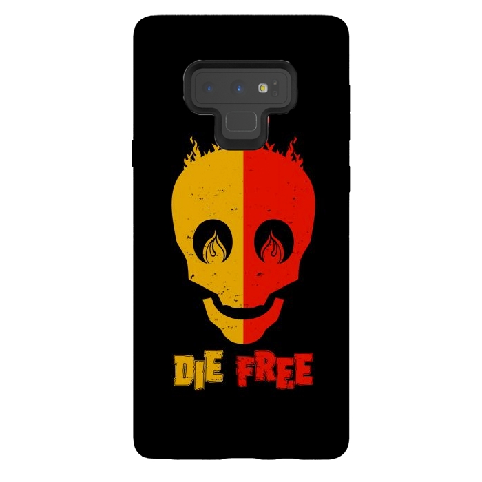 Galaxy Note 9 StrongFit die free skull by TMSarts