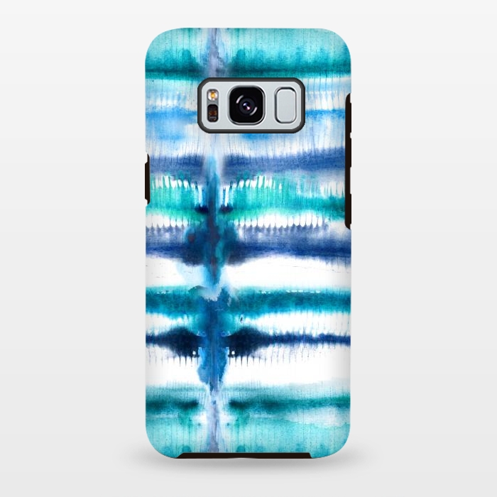 Galaxy S8 plus StrongFit Shibori Stripes by gingerlique