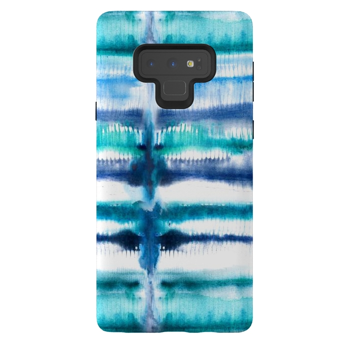 Galaxy Note 9 StrongFit Shibori Stripes by gingerlique