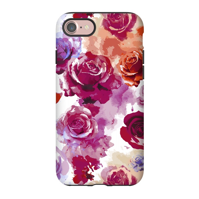 iPhone 7 StrongFit Watercolor Roses 2 by Bledi