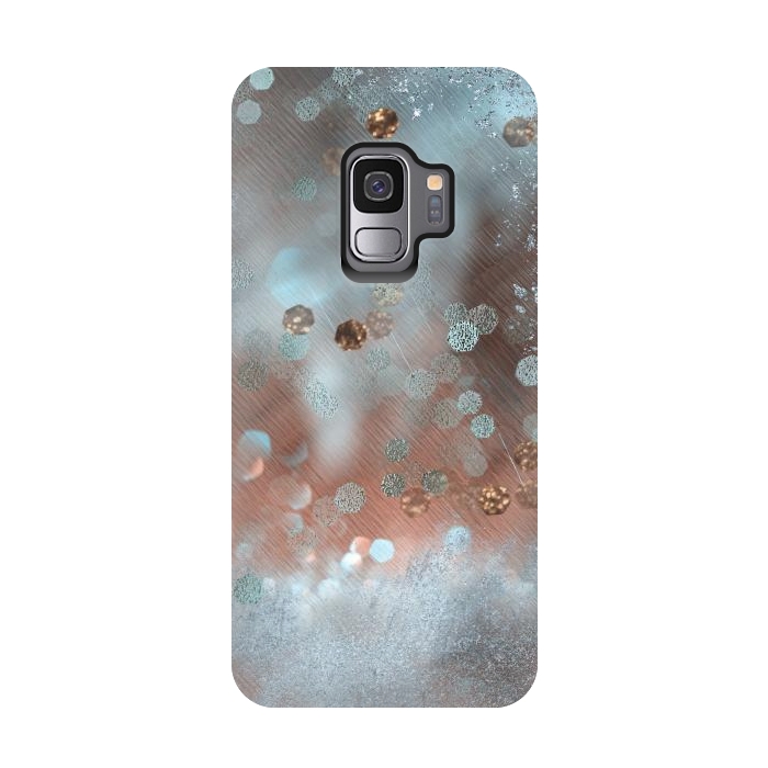 Galaxy S9 StrongFit Copper Teal Glamour by Andrea Haase