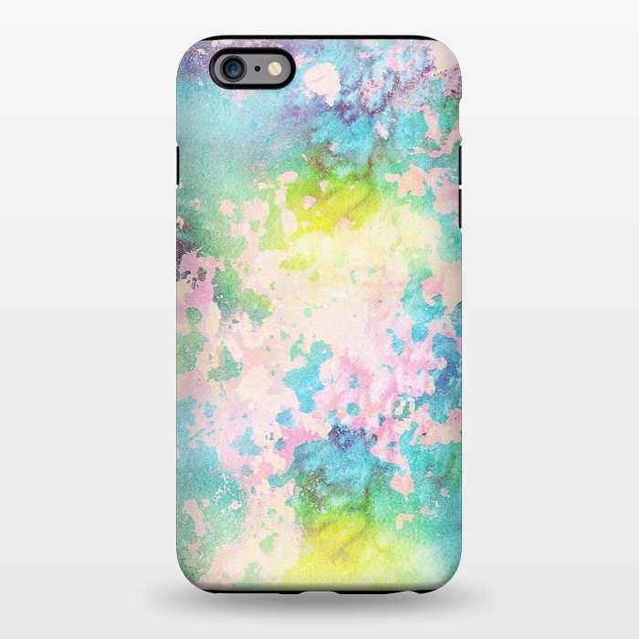 iPhone 6/6s plus StrongFit Colorful watercolor painted wall by Oana 