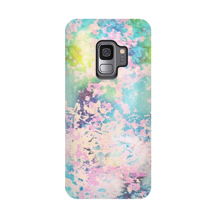 Galaxy S9 StrongFit Colorful peeled off paint by Oana 