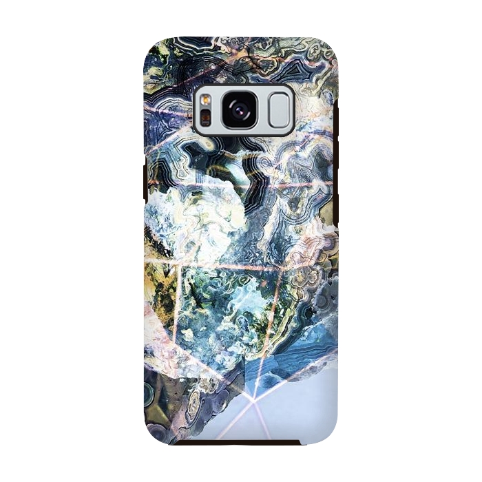 Galaxy S8 StrongFit Precious geode stone by Oana 