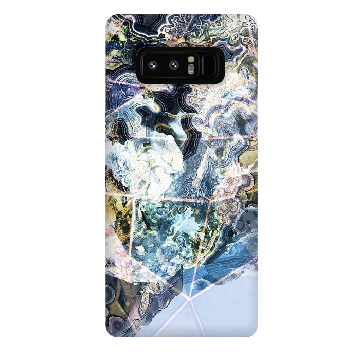 Galaxy Note 8 StrongFit Precious geode stone by Oana 