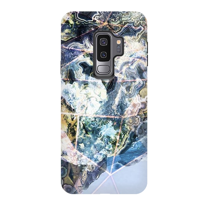 Galaxy S9 plus StrongFit Precious geode stone by Oana 