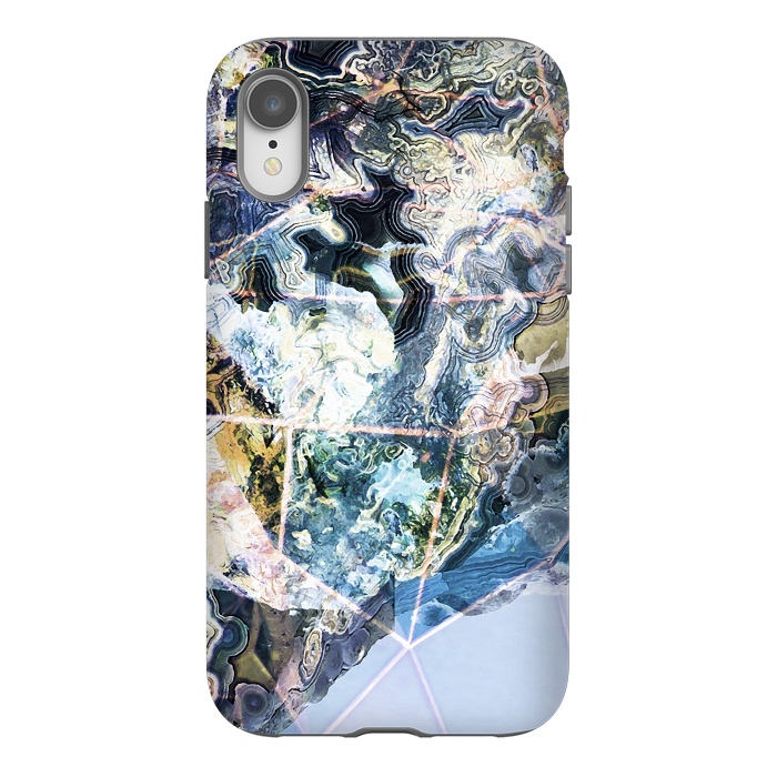 iPhone Xr StrongFit Precious geode stone by Oana 