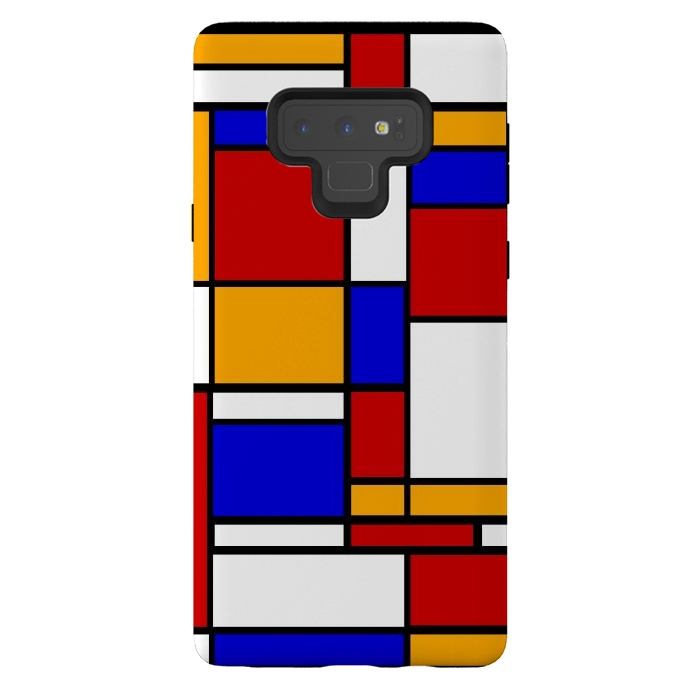 Galaxy Note 9 StrongFit modern geometric shapes  by TMSarts