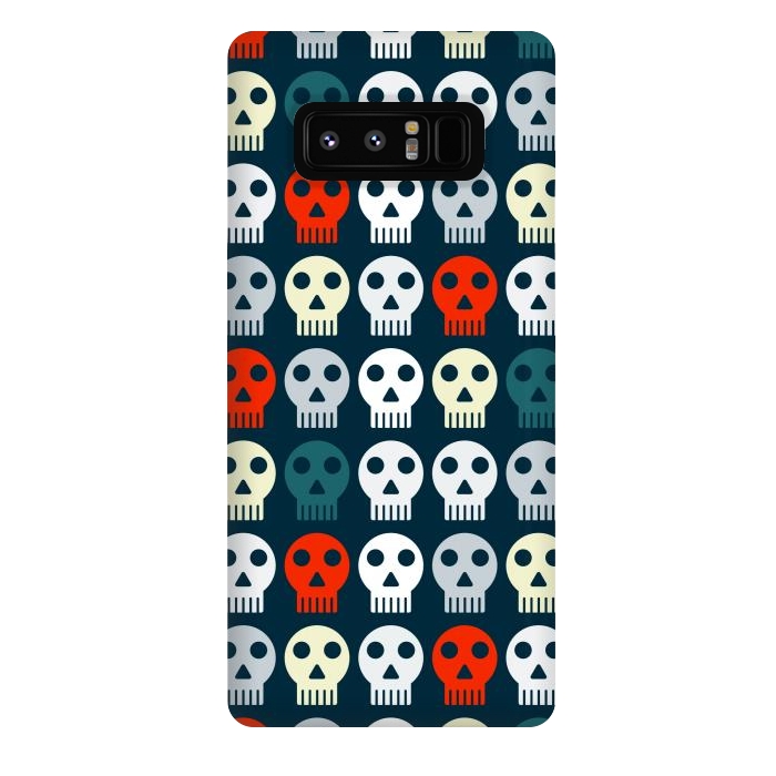 Galaxy Note 8 StrongFit retro skull pattern by TMSarts