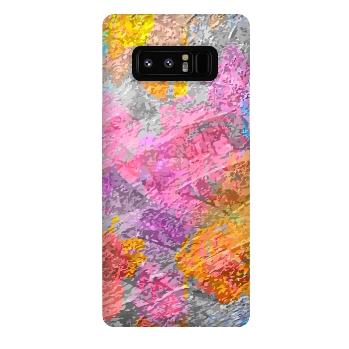 Galaxy Note 8 StrongFit Abstract Colors by Bledi