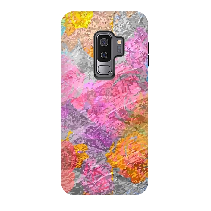 Galaxy S9 plus StrongFit Abstract Colors by Bledi
