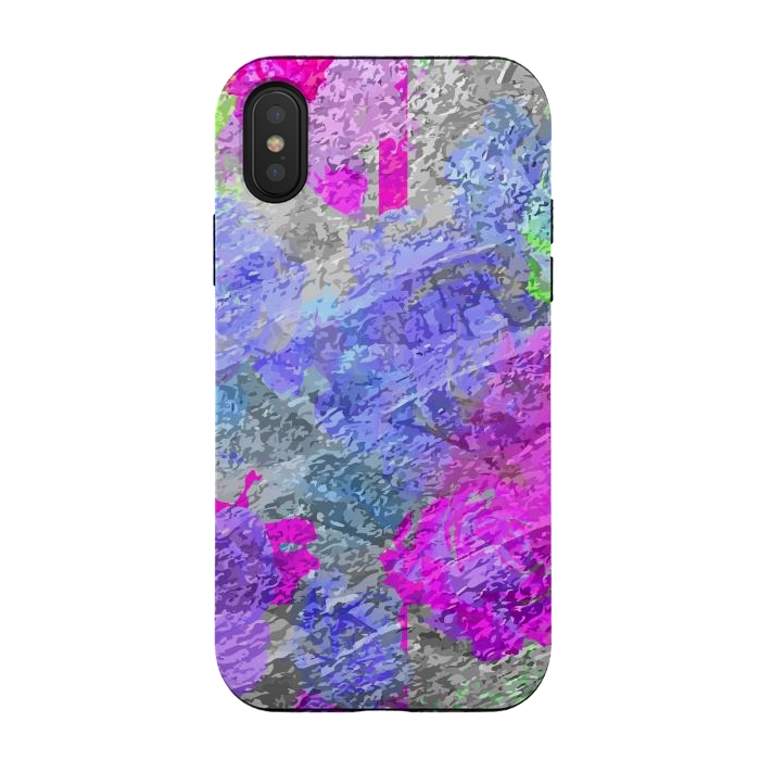 iPhone Xs / X StrongFit Abstract Colors 2 by Bledi
