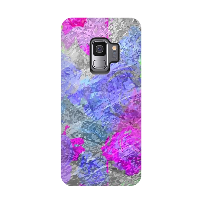 Galaxy S9 StrongFit Abstract Colors 2 by Bledi