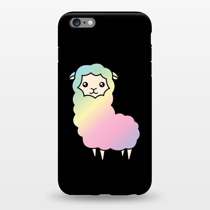 iPhone 6/6s plus StrongFit Rainbow llama by Laura Nagel