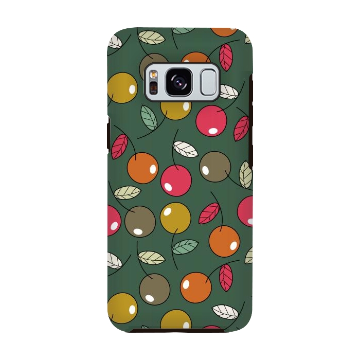 Galaxy S8 StrongFit cherry fruits by TMSarts